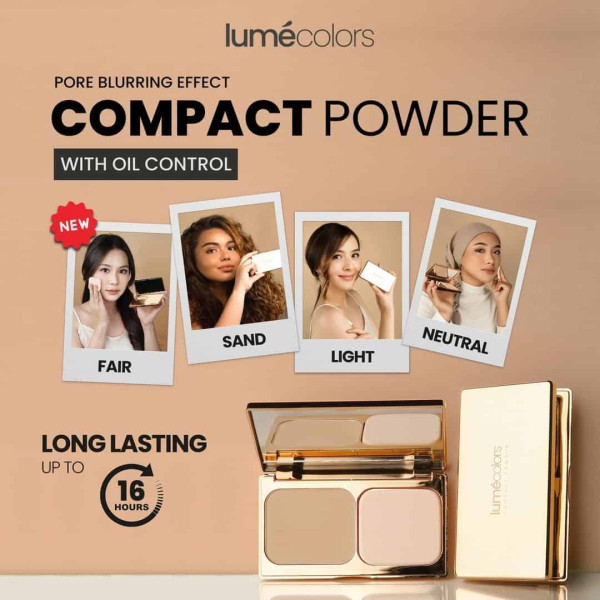 Lumecolors Compact Powder Two Way Cake